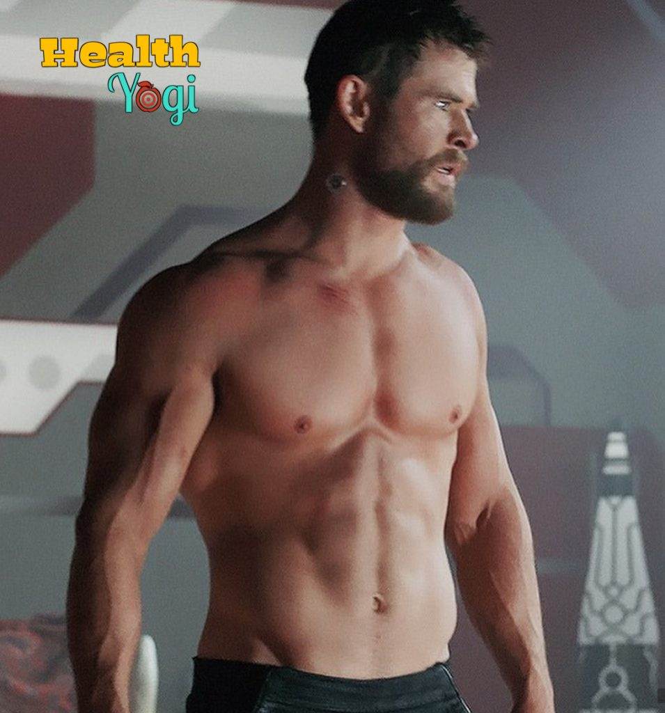 Chris Hemsworth Workout Routine And Diet Plan Train Like A Thor 2020 Health Yogi